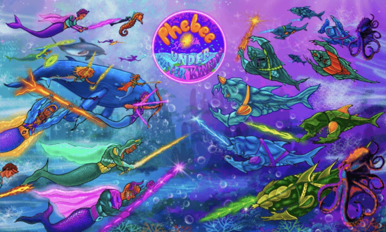 Ocean Battle Royale lenticular magnet 13.5 x 8