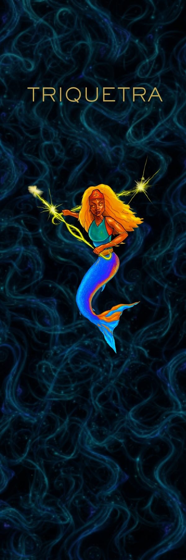 Phebee, Sprinkle, and the underwater Kingdom (TRIQUETRA bookmark)