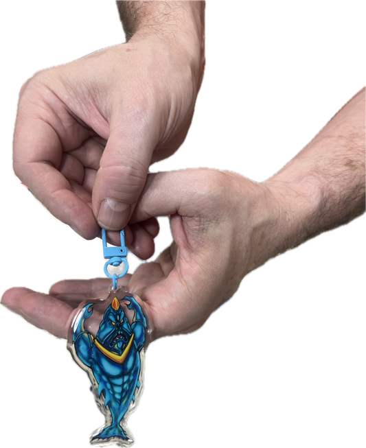Glitter Shreddrr Epoxy Keychain