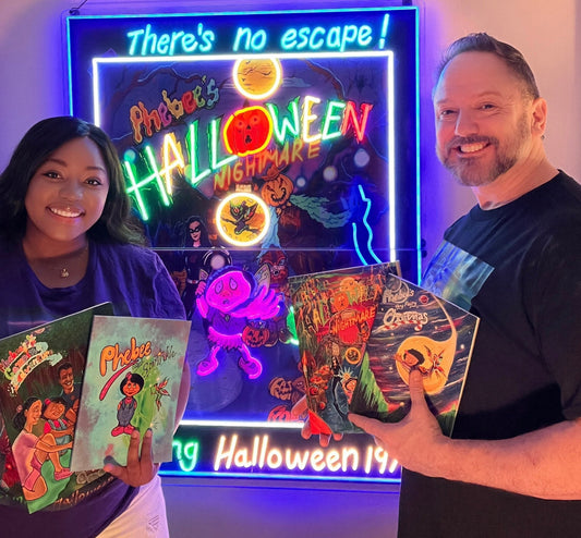 🚨✨ This little girl’s adventures are taking over storytime 📚💫 From magical fairies 🧚🏾‍♀️ to spooky Halloween mazes 🎃… from camping under the stars 🌌 to flying past Christmas planets 🎄🚀 — Phebee is winning hearts everywhere! 💖