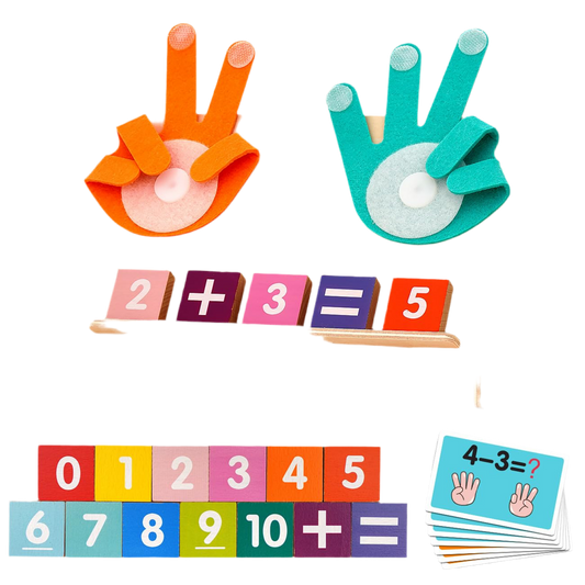 MOTREE Preschool Learning Toys for Toddlers 2-4, Educational Math manipulatives Number Counting Blocks for Kids, Montessori Toys for 3-5 Year Old Boys Girls Birthday Gifts