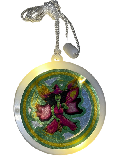 Light-Up Halloween Necklace | Sprinkle the Fairy Glow Disc