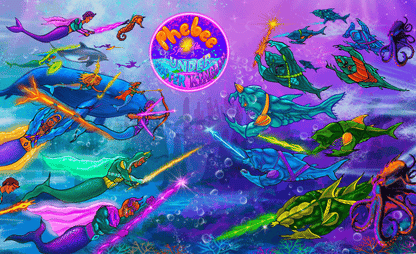 Ocean War royal lenticular magnet (7 x 4)