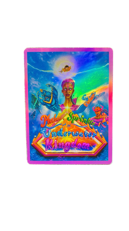 Phebee, Sprinkle, and the Underwater Kingdom Metallic shine Sticker