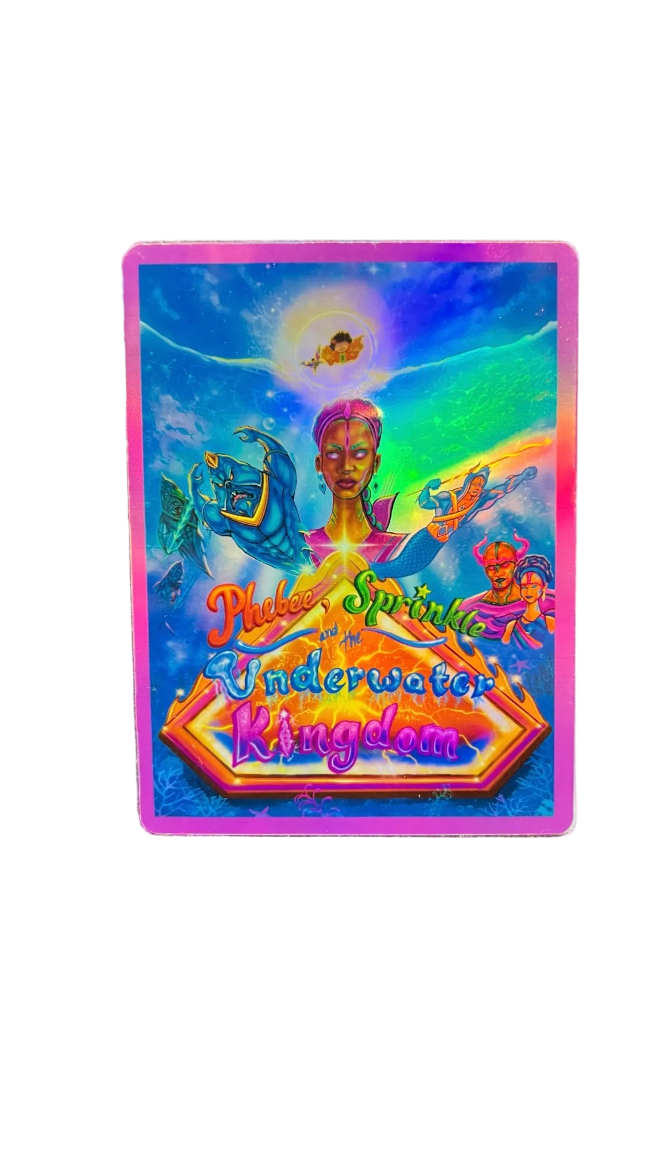 Phebee, Sprinkle, and the Underwater Kingdom Metallic shine Sticker