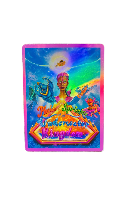 Phebee, Sprinkle, and the Underwater Kingdom Metallic shine Sticker