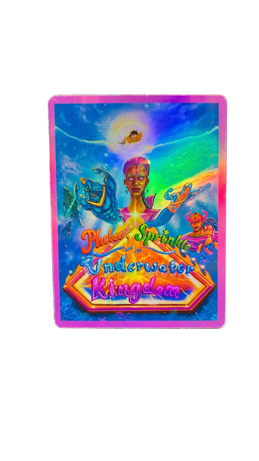Phebee, Sprinkle, and the Underwater Kingdom Metallic shine Sticker