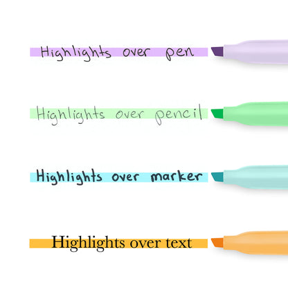 Sharpie Pocket Highlighters, Mild Pastel Colors, Assorted, Chisel Tip, 12 Count - School, Home, and Office Use, Teacher Supplies