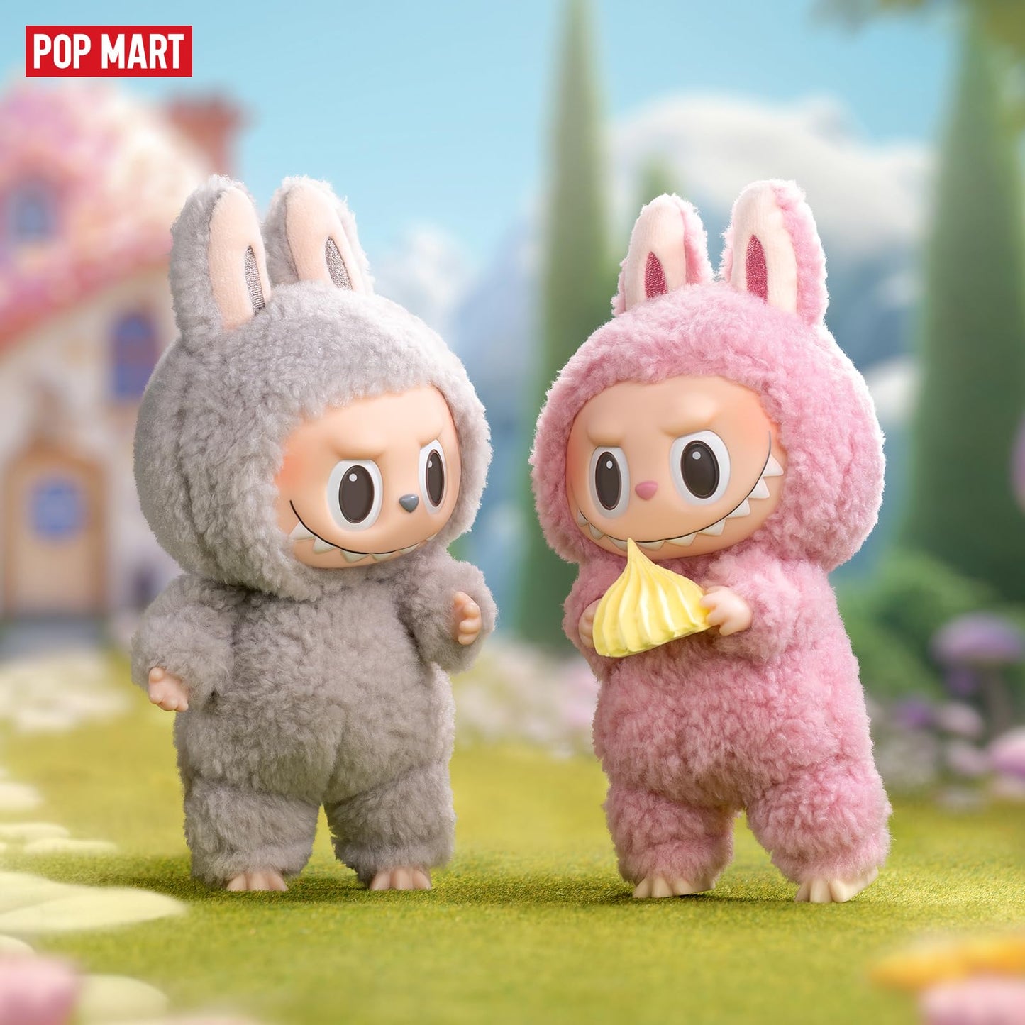 LABUBU POP MART The Monsters - Tasty Macarons Vinyl Face Blind Box, Random Design Action Figures Collectible Toys Home Decorations, Single Box
