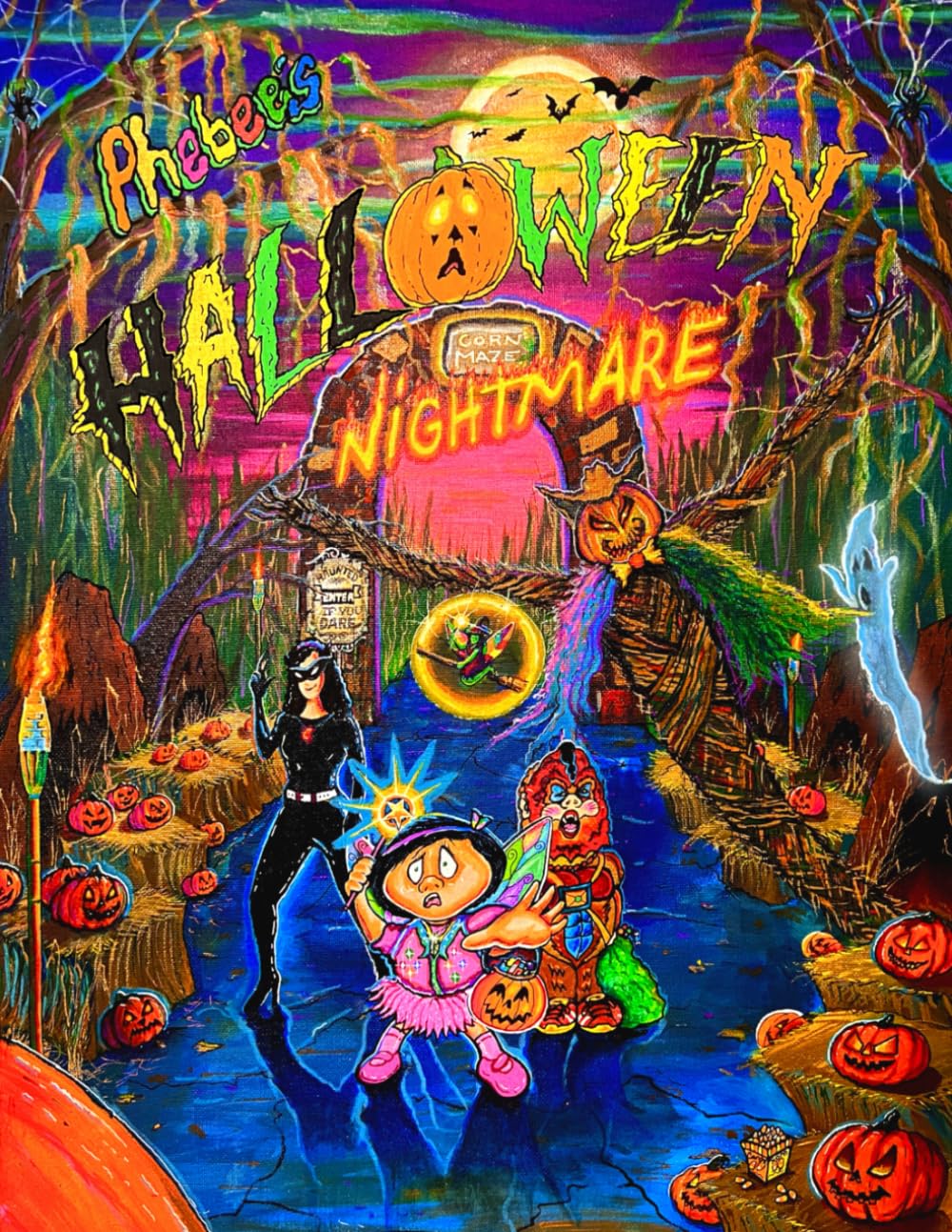 Phebee’s Halloween Nightmare: A Magical Rhyming Halloween Storybook for Kids Ages 4 and up (Phebee and Sprinkle) PAPERBACK