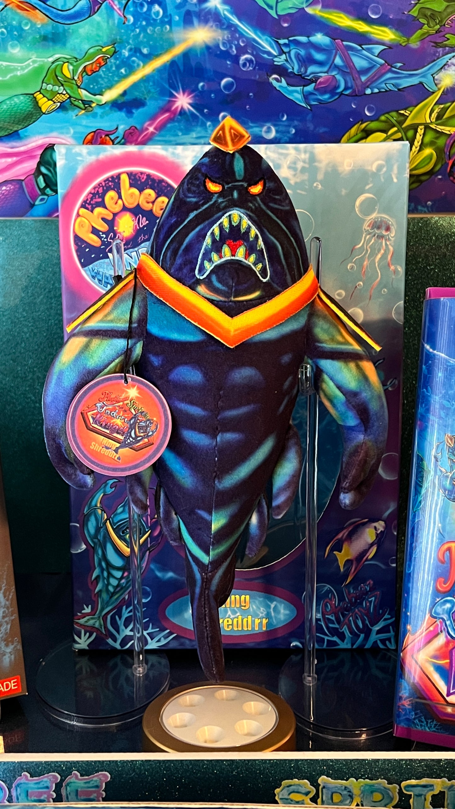 King Shreddrr Plush (Phebee, Sprinkle, and the underwater Kingdom) PREORDER