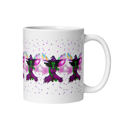 Sprinkle Sprinkle White glossy mug