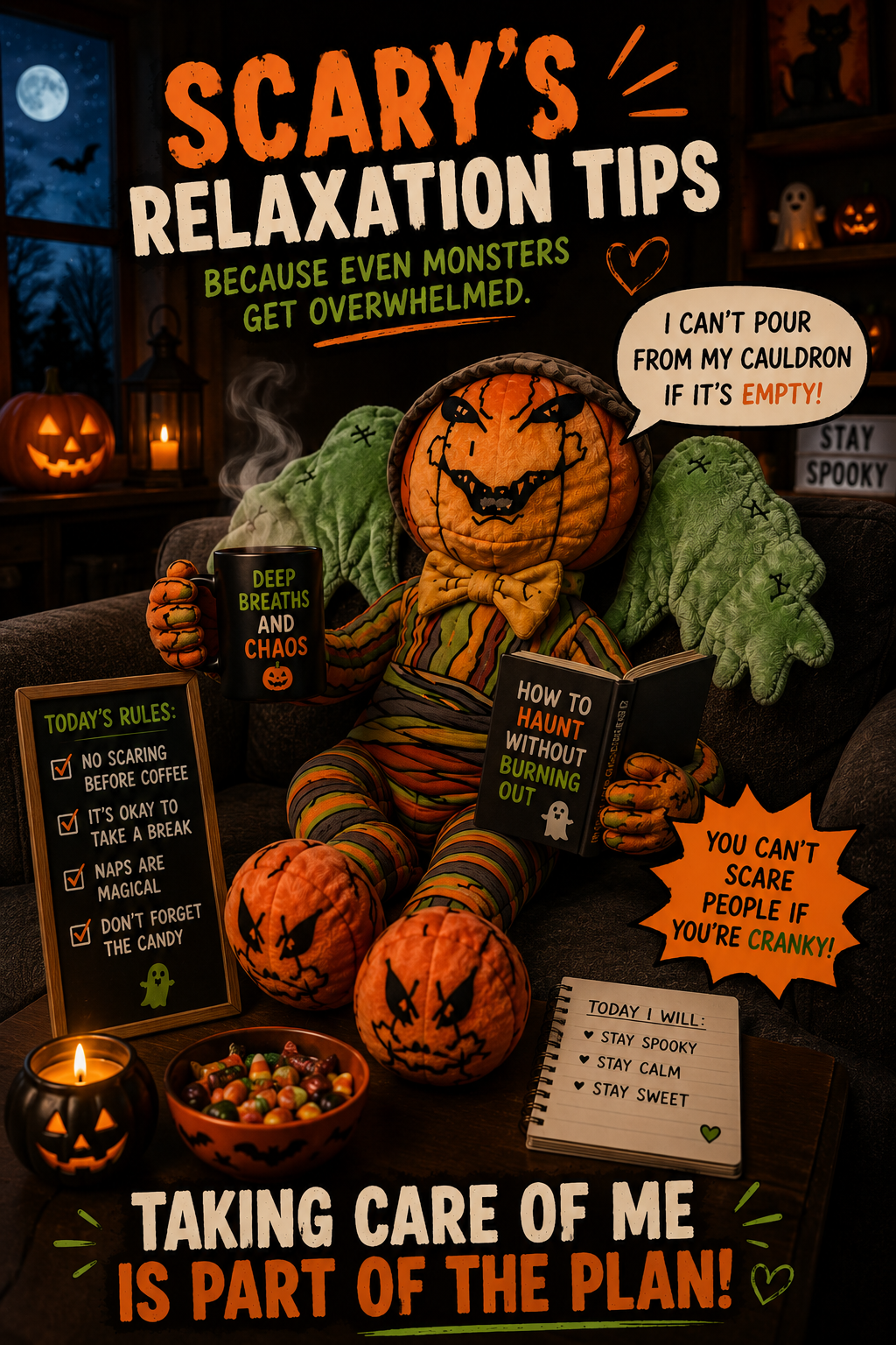 Scary The Scarecrow Plush Toy