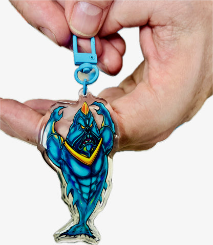 Glitter Shreddrr Epoxy Keychain