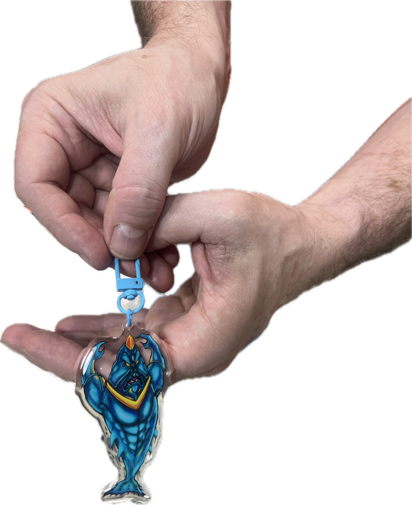 Glitter Shreddrr Epoxy Keychain