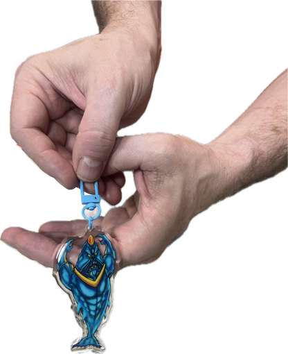 Glitter Shreddrr Epoxy Keychain