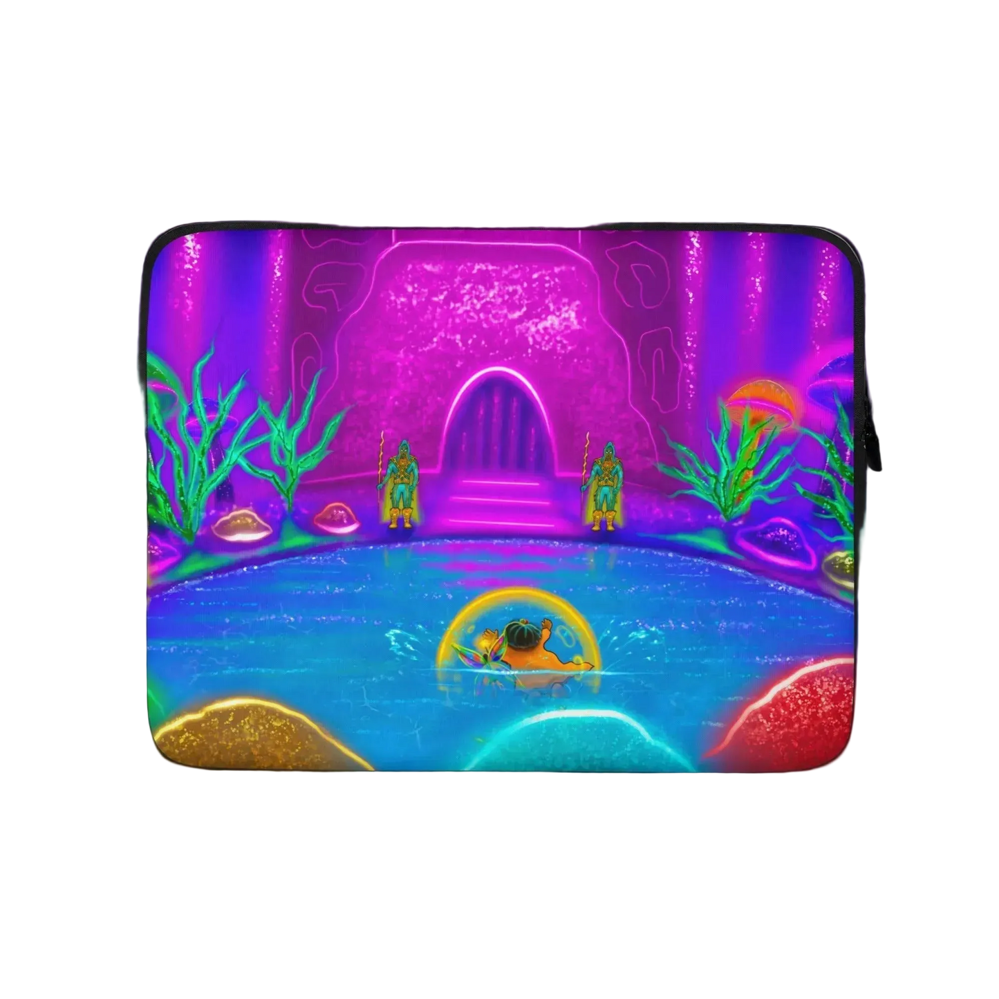 Aquarian underwater Kingdom Adventure Laptop Sleeve