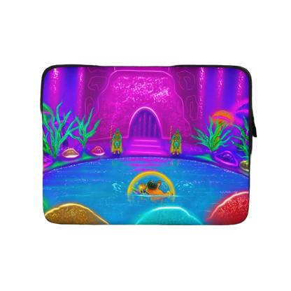 Aquarian underwater Kingdom Adventure Laptop Sleeve