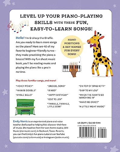 My First Piano Sheet Music: Easy, Fun-to-Play Popular Songs for Kids