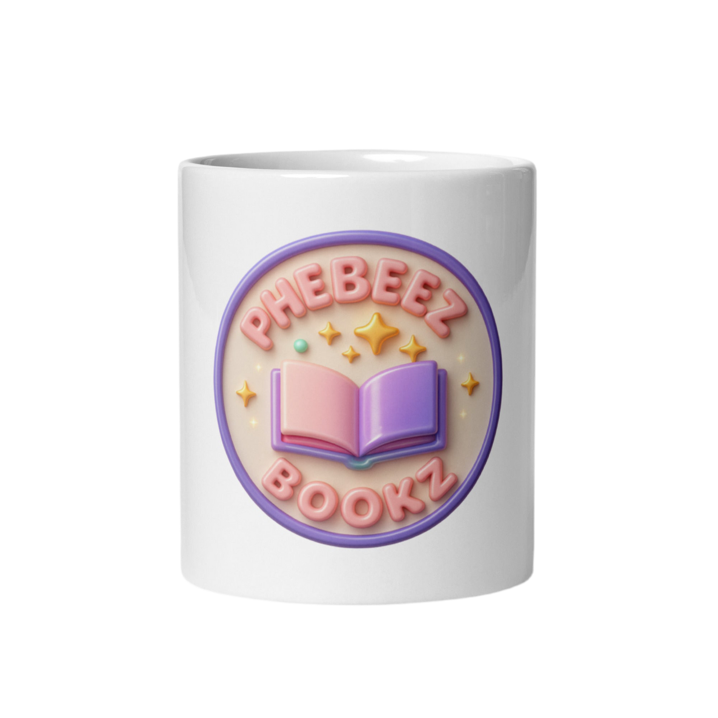 Phebeez White glossy mug