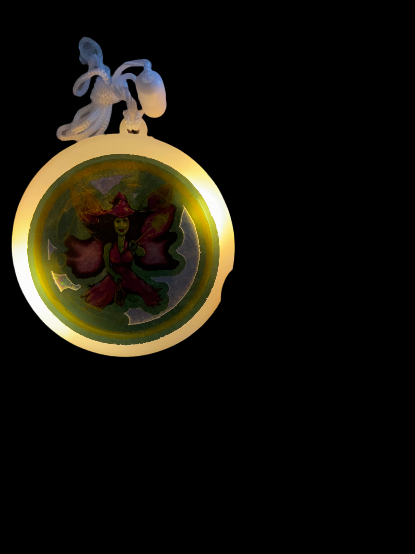 Light-Up Halloween Necklace | Sprinkle the Fairy Glow Disc