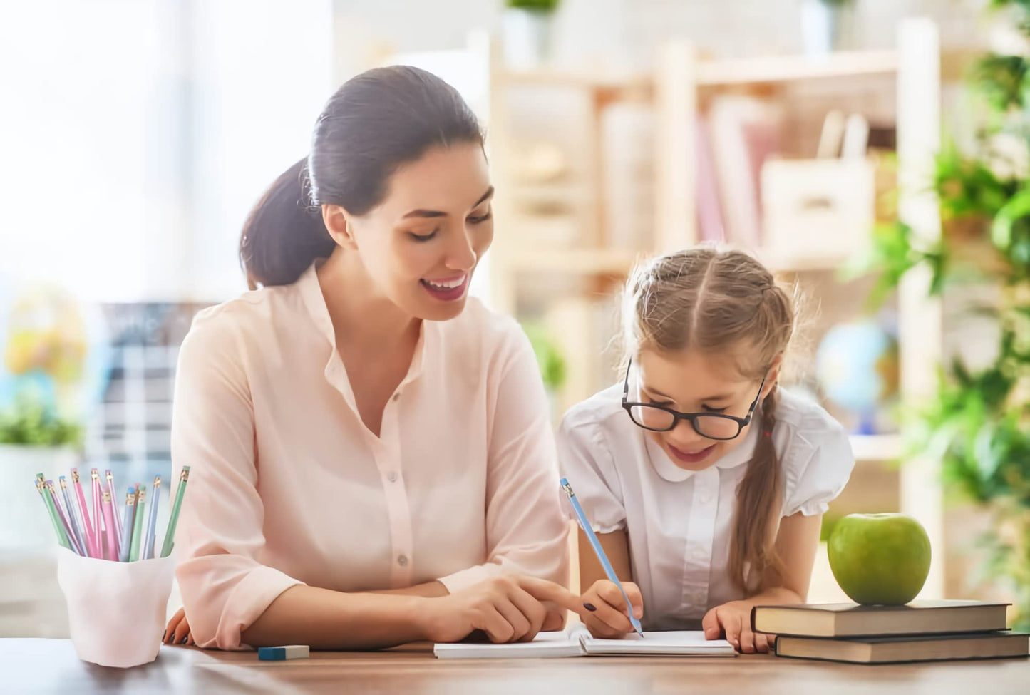 ECOTREE Pre-Sharpened Pencils #2 Cute Number 2 Pencil with Erasers for Kids Eco Rainbow Paper Pencil for School, Writing, 12 Count