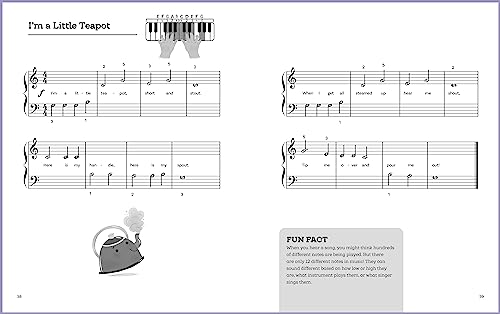 My First Piano Sheet Music: Easy, Fun-to-Play Popular Songs for Kids