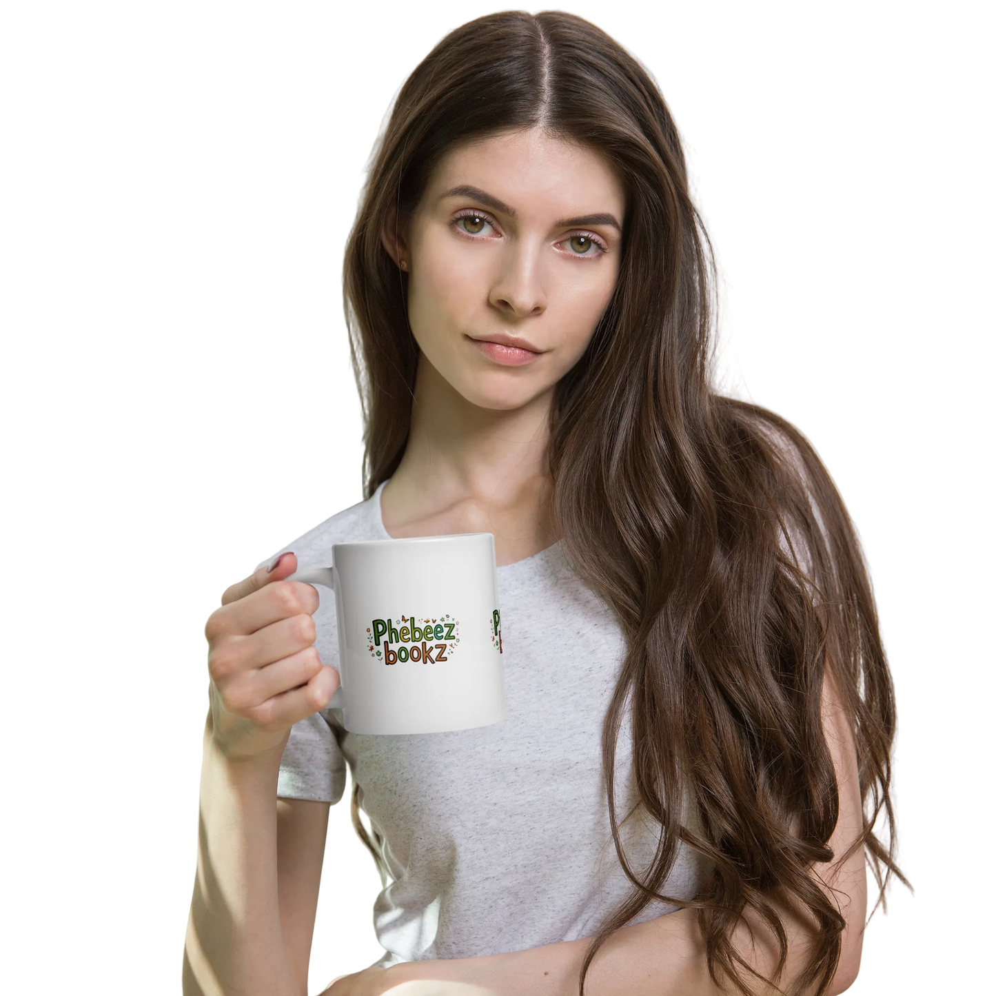 Phebeez Bookz Design glossy mug