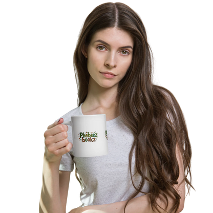 Phebeez Bookz Design glossy mug