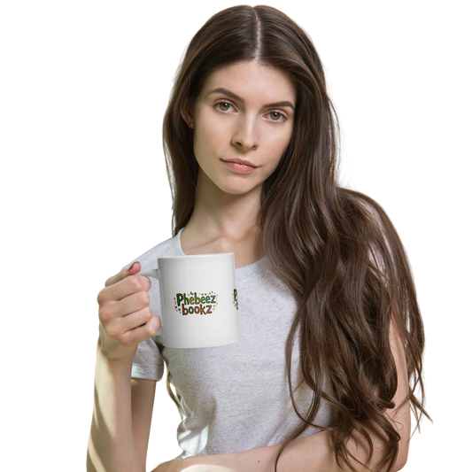 Phebeez Bookz Design glossy mug