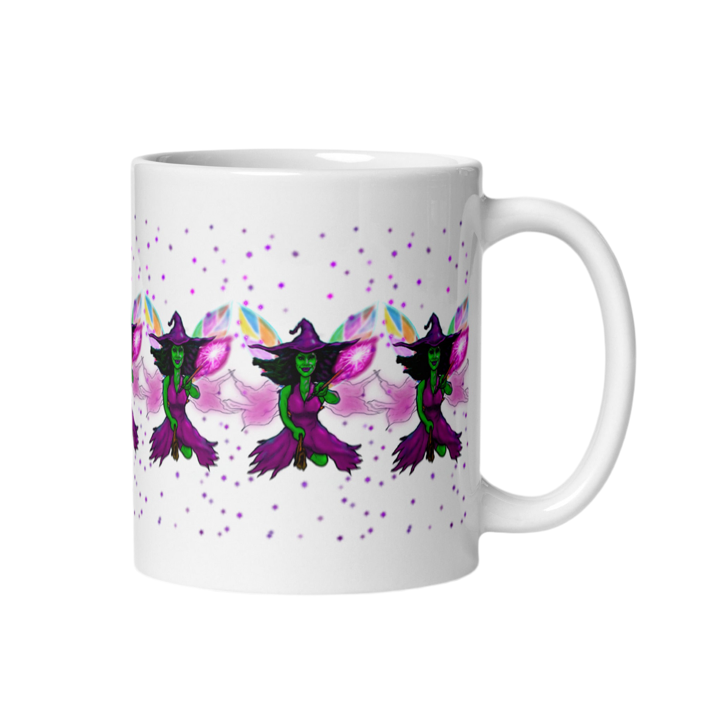 Sprinkle Sprinkle White glossy mug