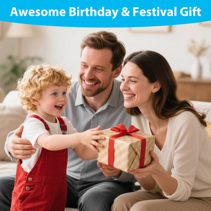 Anbalulu Magnetic Building Tiles, 134PCS Large Magnet Building Set,Magnetic Blocks, 3D STEM Stacking Toys, Magnets Toy for Kids Boys Girls