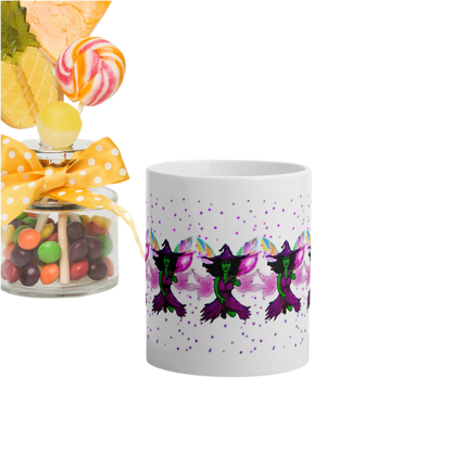 Sprinkle Sprinkle White glossy mug