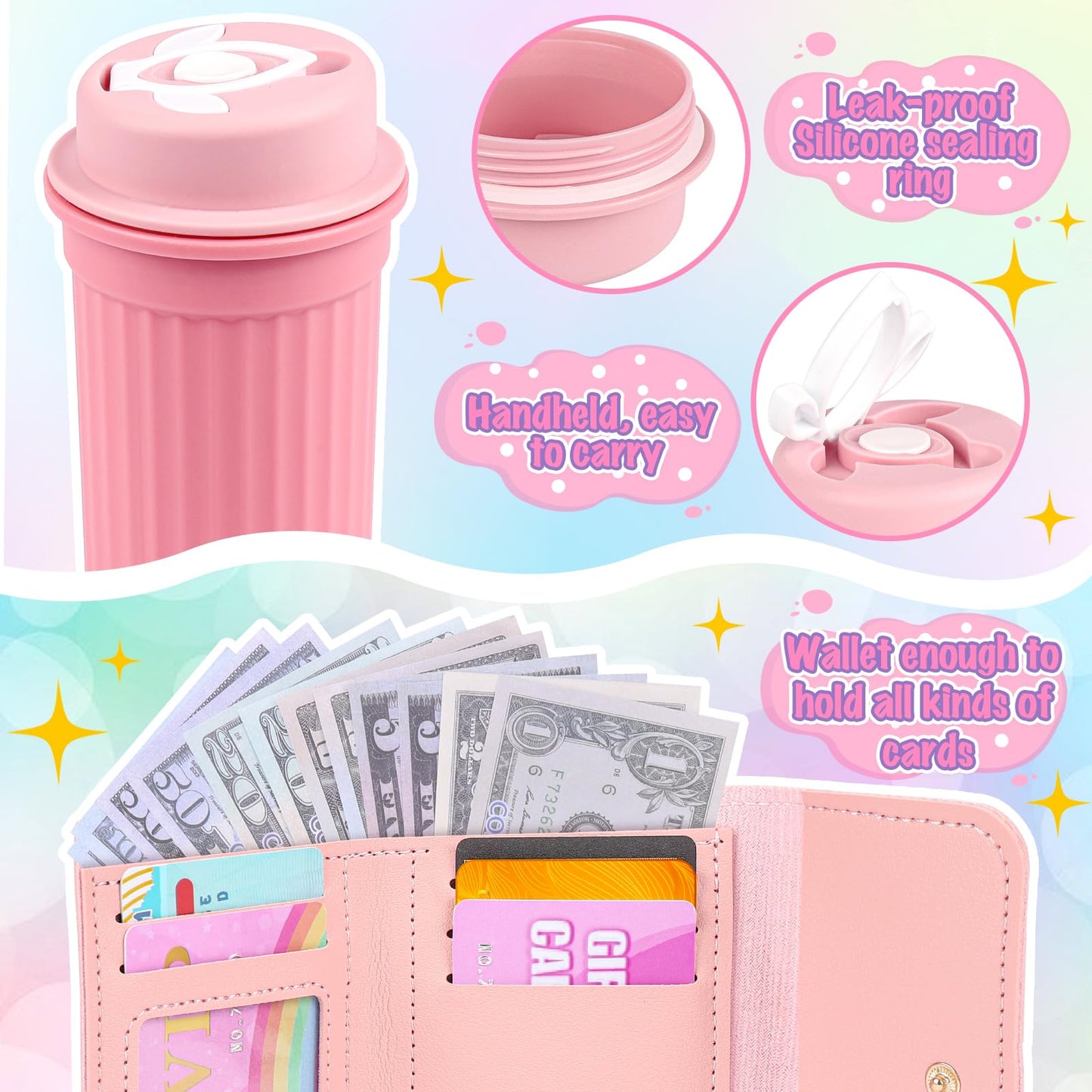 Oisacirg Play Purse for Little Girls, 32PCS Toddler Purse with Pretend Makeup for Kids, Princess Toys Includes Handbag, Phone, Wristwatch, Silk Scarf Kids Toy Purse Birthday Gift for Girls 3 4 5 6 +