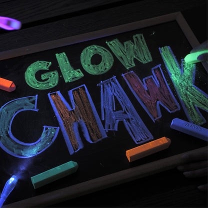 Chuckle & Roar - Glow Chawk! Toy- Outdoor Fun - Great on Any Hard Surface - Glows in the Dark at Night - Ages 4 and Up