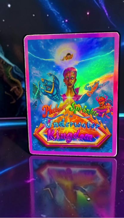 Phebee, Sprinkle, and the Underwater Kingdom Metallic shine Sticker
