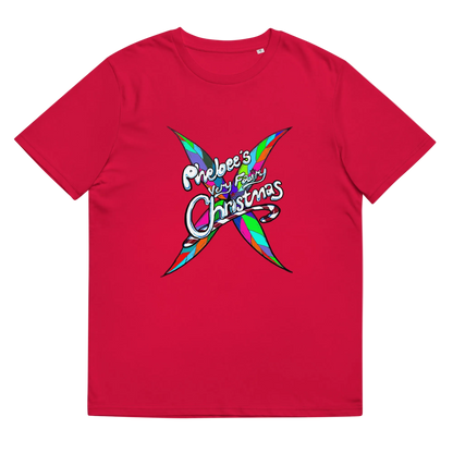 Phebee's Very Fairy Christmas Unisex organic ribbed neck t-shirt