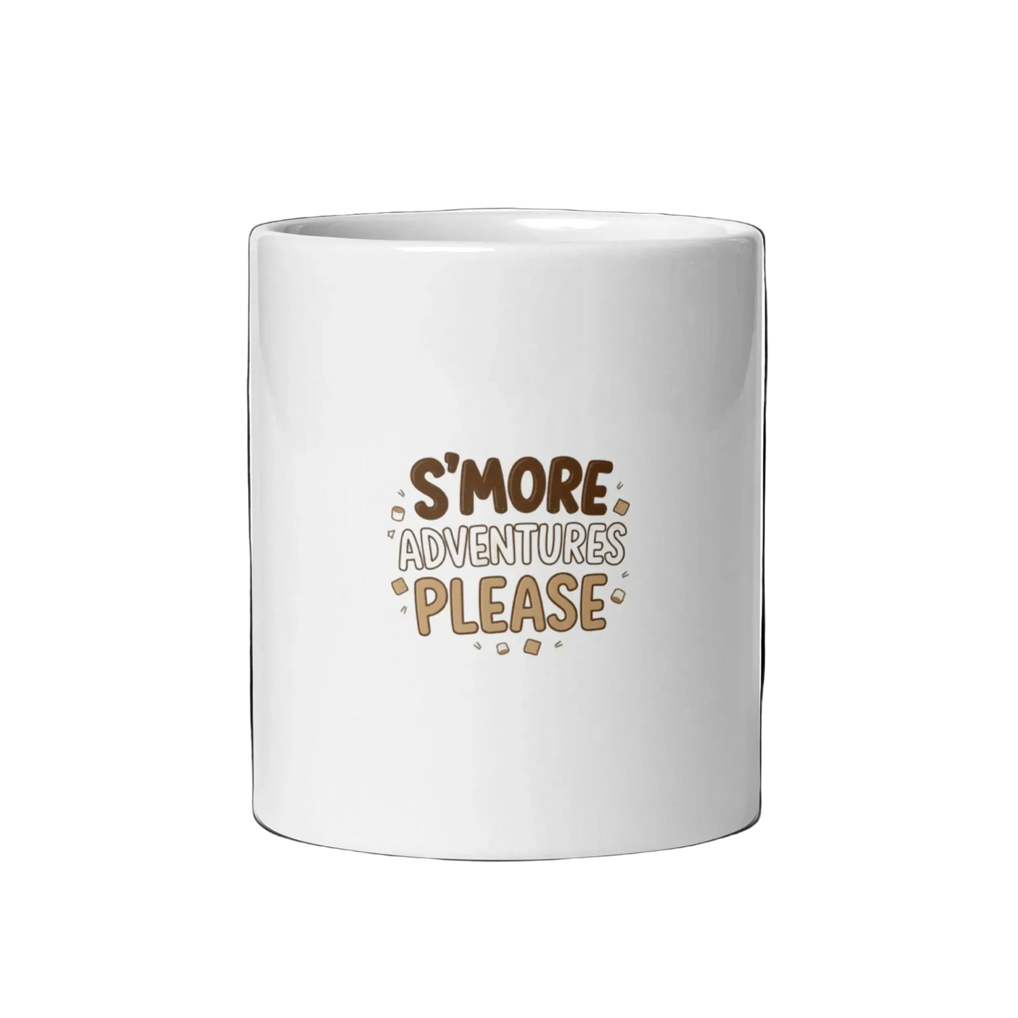 Phebee's Camping Adventure Smore Adventure Please White glossy mug