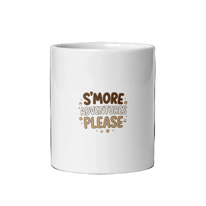 Phebee's Camping Adventure Smore Adventure Please White glossy mug